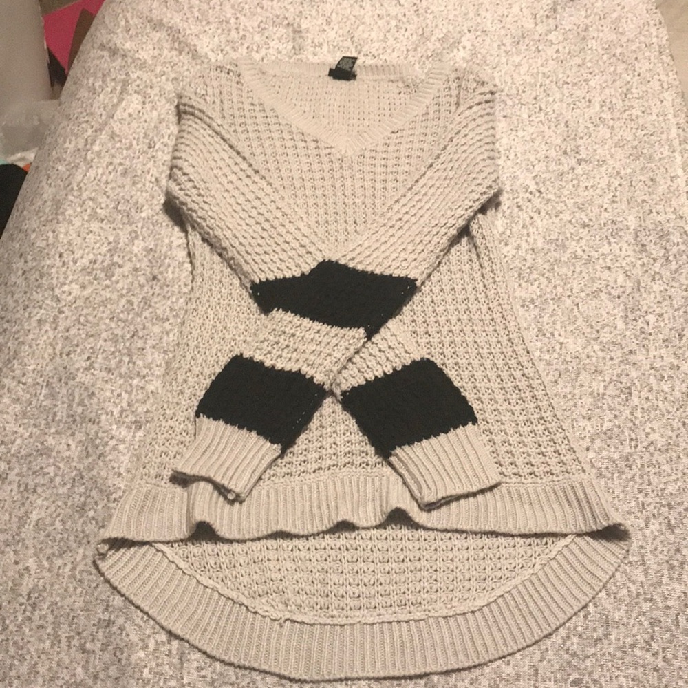 Grey and Black Sweater